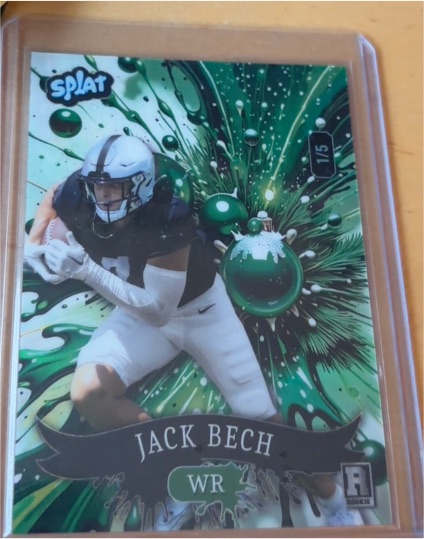 2025 Wild Card Splat #SCFCCa1-JB Jack Bech — front