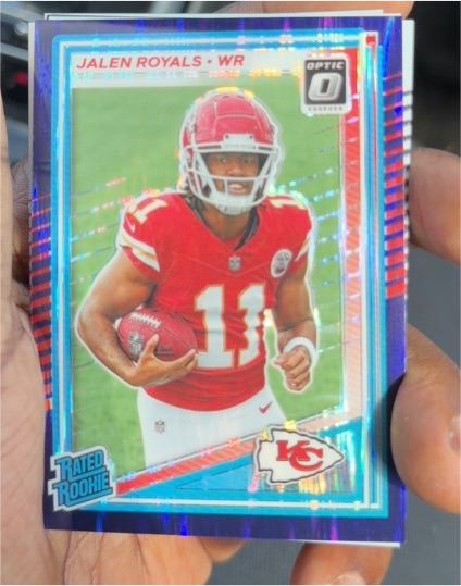 2025 Panini Donruss Optic #251 Jalen Royals — front