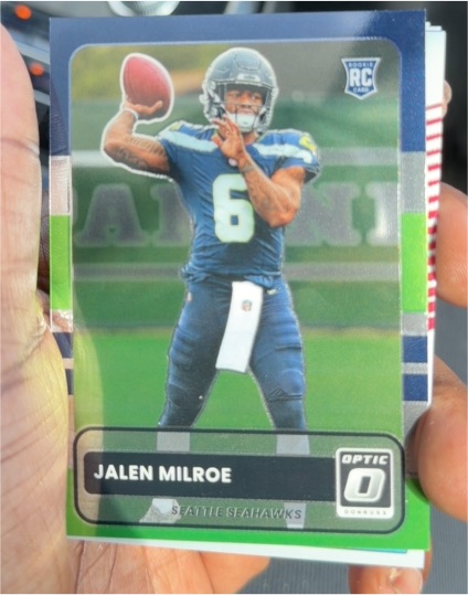 2025 Donruss Optic #14 Jalen Milroe — front