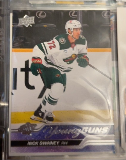 2023-24 Upper Deck Series 2 #458 Nick Swaney Young Guns — front