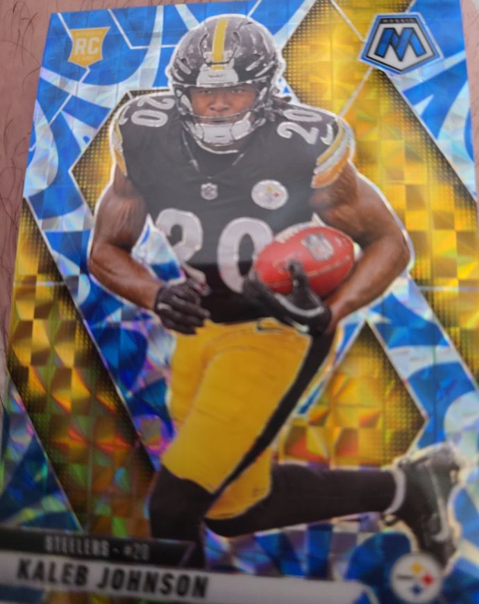 2025 Panini Mosaic #315 Kaleb Johnson — front