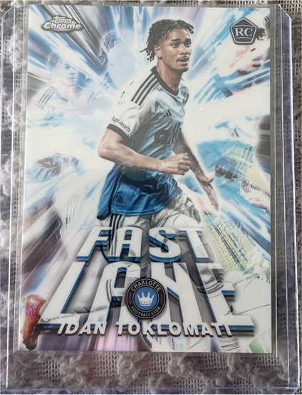 2025 Topps Chrome MLS #FL-25 Idan Toklomati Fast Lane — front