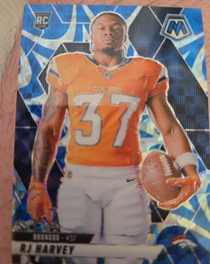 2025 Panini Mosaic #284 RJ Harvey — front