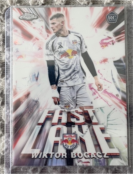 2025 Topps Chrome MLS Fast Lane #FL-12 Wiktor Bogacz — front