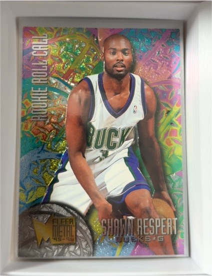 1995-96 Fleer Metal Rookie Roll Call #R-6 Shawn Respert — front