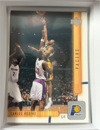 2001-02 Upper Deck #288 Carlos Rogers — front
