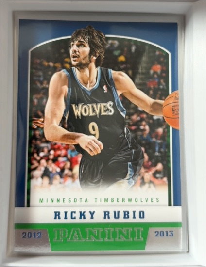 2012-13 Panini #143 Ricky Rubio — front