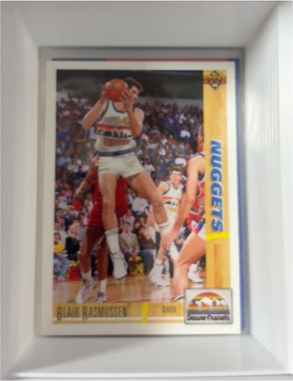 1991-92 Upper Deck #312 Blair Rasmussen Denver Nuggets — front
