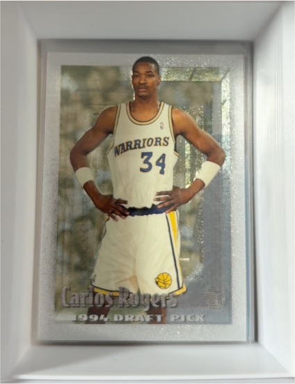 1994-95 Topps Embossed #111 Carlos Rogers — front