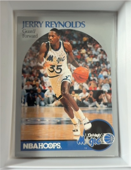 1990-91 NBA Hoops #219 Jerry Reynolds — front