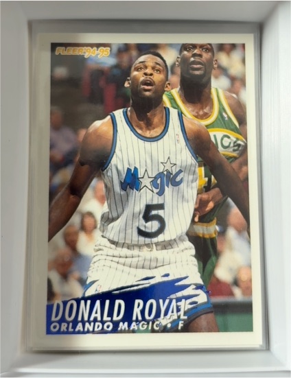 1994-95 Fleer #161 Donald Royal — front