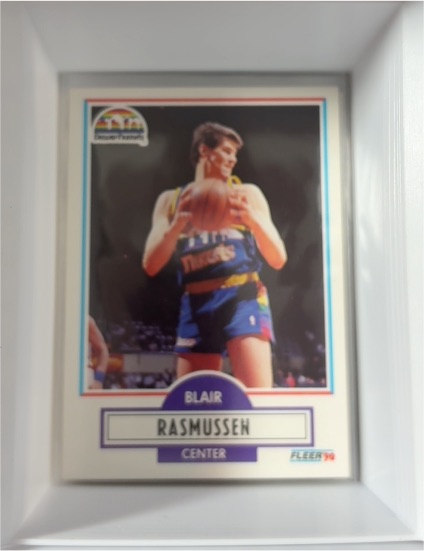 1990-91 Fleer #52 Blair Rasmussen Denver Nuggets — front