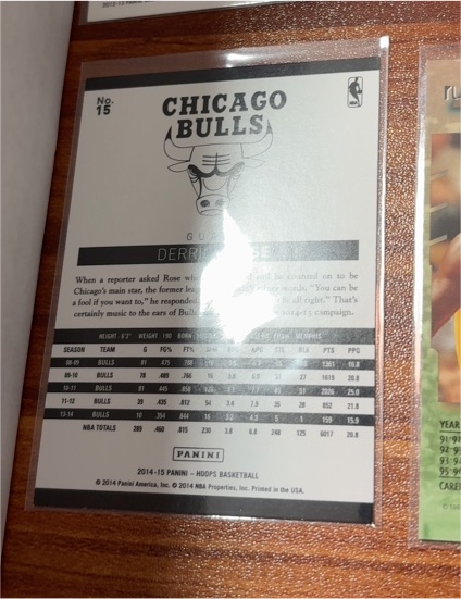 2014-15 Panini Hoops #15 Derrick Rose — front