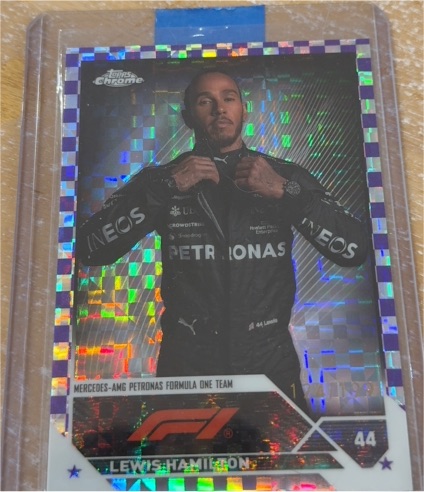 2023 Topps Chrome Formula 1 #44 Lewis Hamilton — front