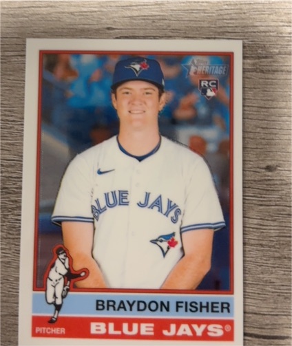 2025 Topps Heritage High Number #646 Braydon Fisher — front