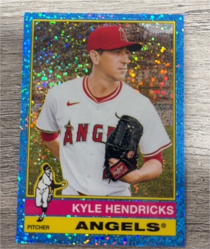 2025 Topps Heritage High Number #592 Kyle Hendricks — front