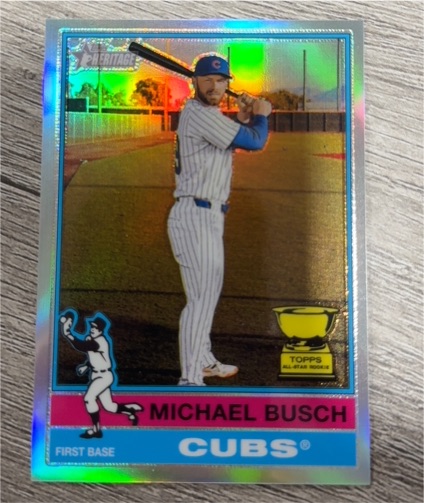 2025 Topps Heritage High Number #684 Michael Busch — front
