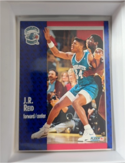 1991-92 Fleer #24 J.R. Reid — front