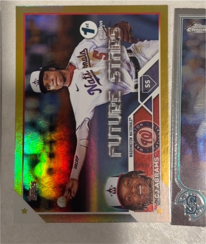 2023 Topps Series 1 1st Edition #35 CJ Abrams Future Stars — front