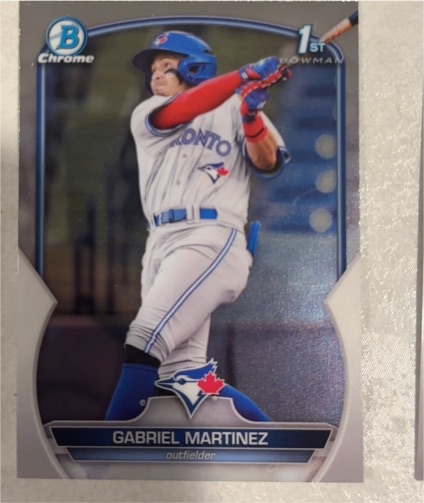 2023 Bowman Chrome #BCP-45 Gabriel Martinez — front
