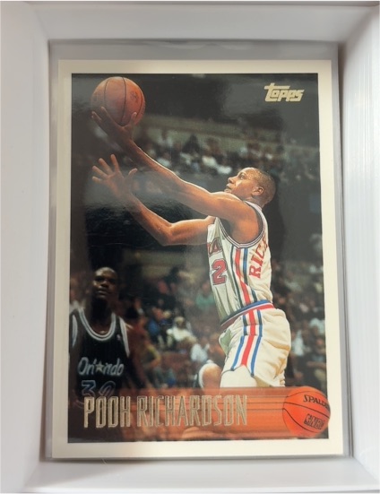 1996-97 Topps #104 Pooh Richardson — front
