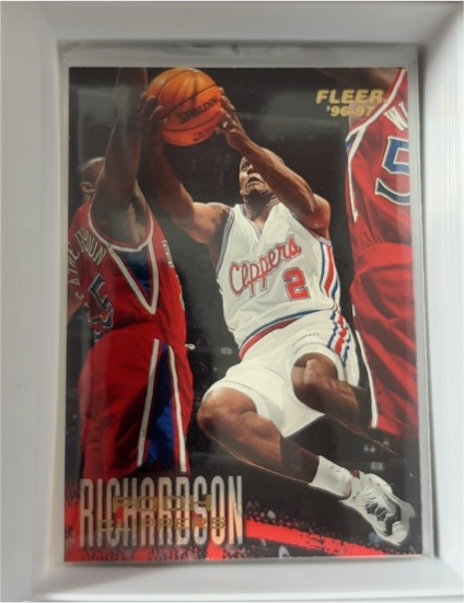 1996-97 Fleer #200 Pooh Richardson — front