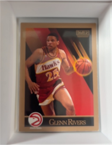 1990-91 SkyBox #7 Glenn Rivers Atlanta Hawks — front