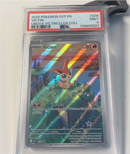 2025 Pokemon SVP EN Victini Unova Victini Illus Coll #208 — front