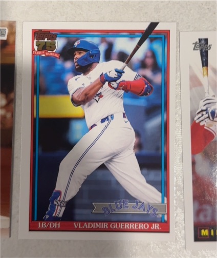 2026 Topps Series 1 1991 Topps #T91-9 Vladimir Guerrero Jr. — front
