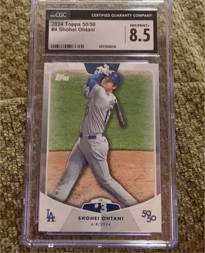 2024 Topps 50/50 #3 Shohei Ohtani — front