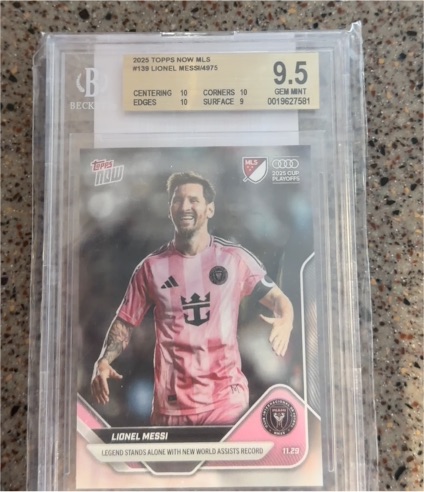 2025 Topps Now MLS #139 Lionel Messi — front