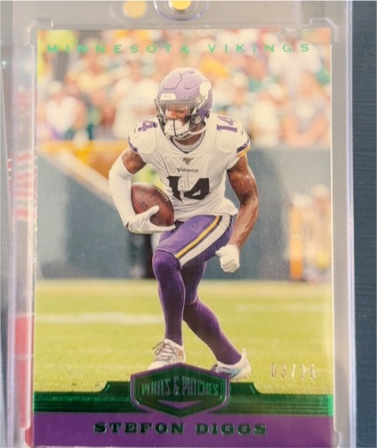2019 Panini Plates & Patches #57 Stefon Diggs — front