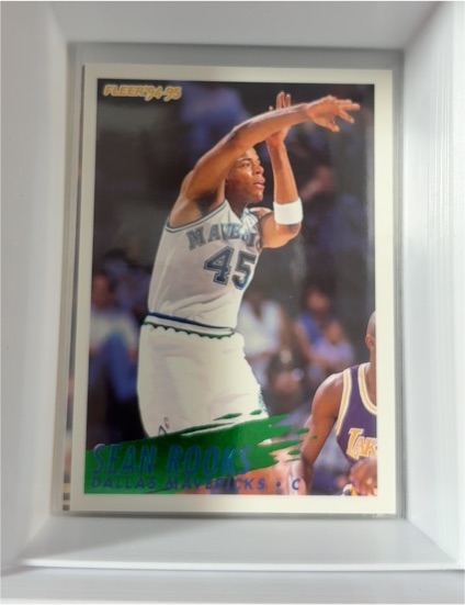 1994-95 Fleer #54 Sean Rooks — front