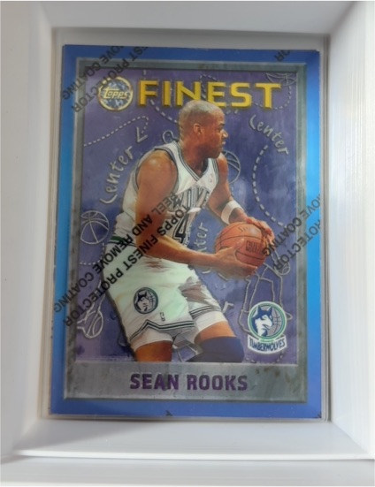 1995-96 Topps Finest #192 Sean Rooks — front