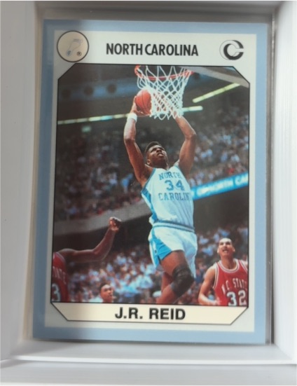 1990 Collegiate Collection #63 J.R. Reid — front