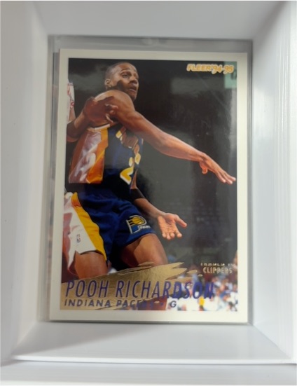 1994-95 Fleer #93 Pooh Richardson — front