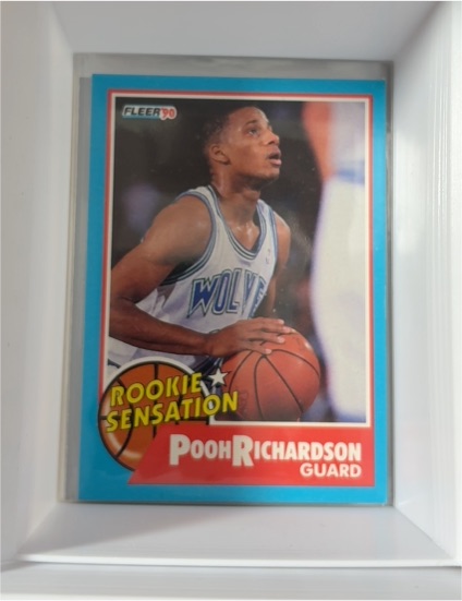 1990 Fleer Rookie Sensation #6 Pooh Richardson — front