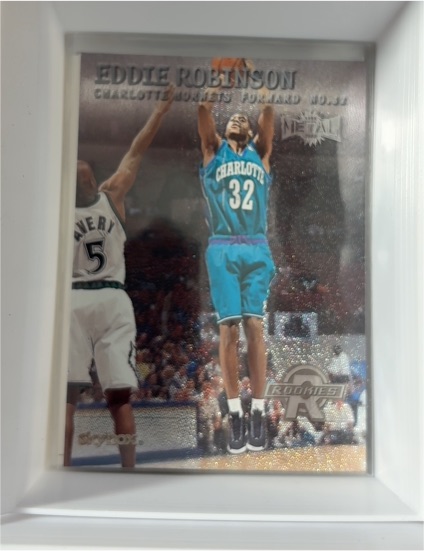 1999-00 Skybox Metal #179 Eddie Robinson — front