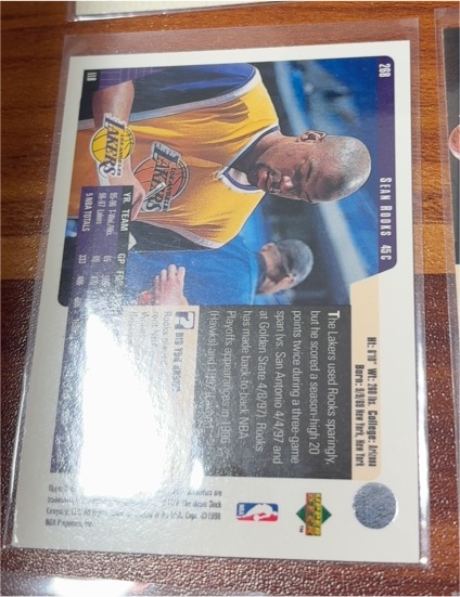 1993-94 Upper Deck #258 Sean Rooks — front