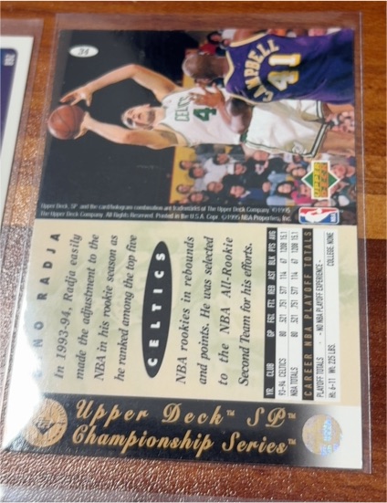 1993-94 Upper Deck #24 Dino Radja — front