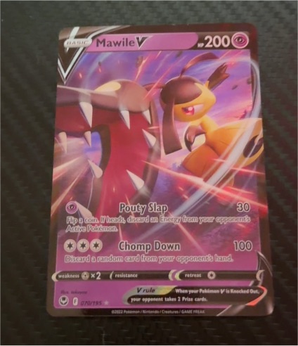 2022 Pokémon SWSH12 #070 Mawile V — front