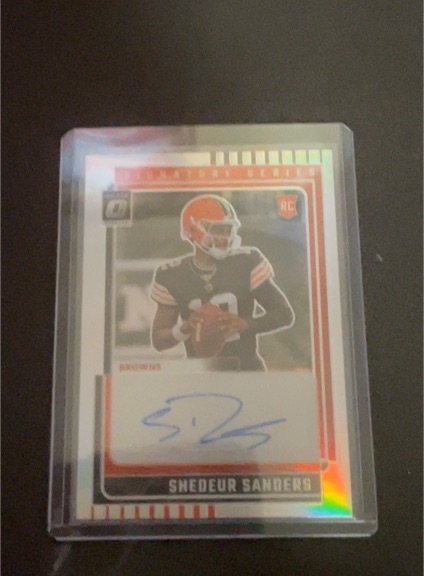 2025 Panini Donruss Optic #SSH-SS Shedeur Sanders — front