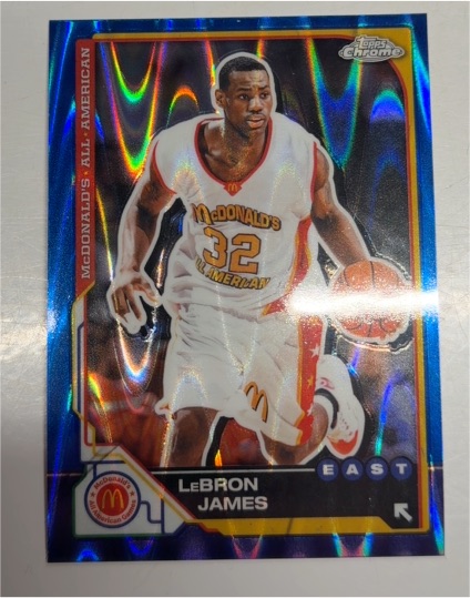 2025 Topps Chrome McDonald's All-American #98 LeBron James — front