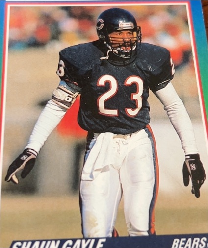 1990 Score #431 Shaun Gayle Chicago Bears — front