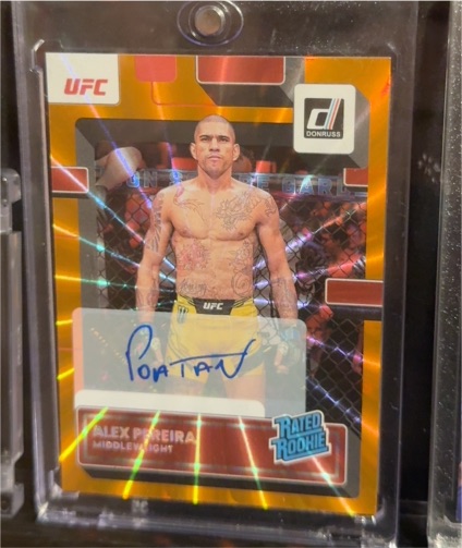 2023 Donruss Optic UFC #108 Alex Pereira Rated Rookie — front
