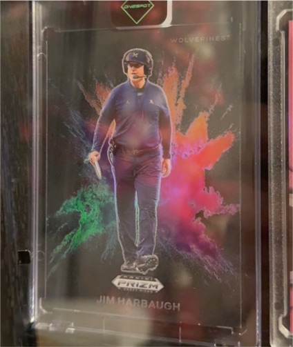 2024 Panini Prizm Draft Picks #CB-16 Jim Harbaugh Color Blast — front