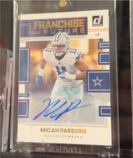 2022 Donruss Franchise Futures #FF-MP Micah Parsons — front