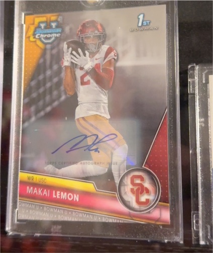 2023 Bowman Chrome #160 Makai Lemon — front