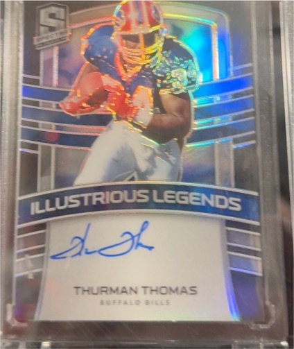 2021 Panini Spectra Illustrious Legends #ILS-TT Thurman Thomas — front