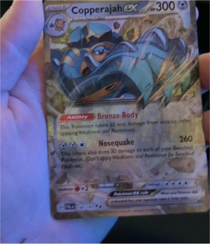 2023 Pokémon TCG #150 Copperajah ex — front